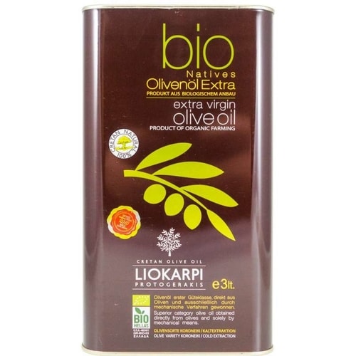Cretan Organic Extra Virgin Olive Oil-Liokarpi