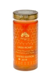 Greek mountain tea & wild thyme honey from Crete-Meligyris