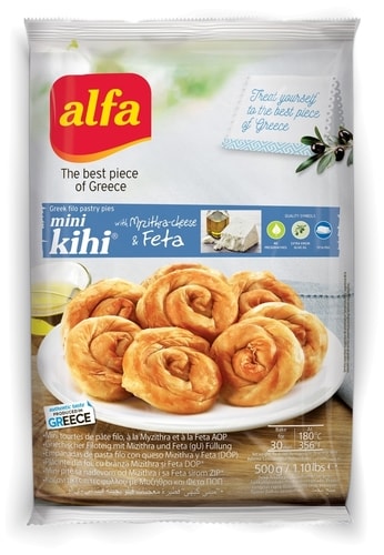 Mini Kihi pies with cheese-Alfa